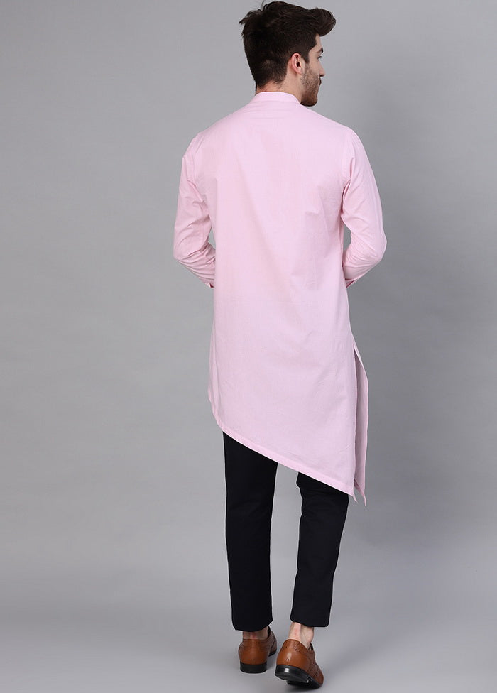 Pink Color Solid Cotton Kurta VDVSD0350 - Indian Silk House Agencies