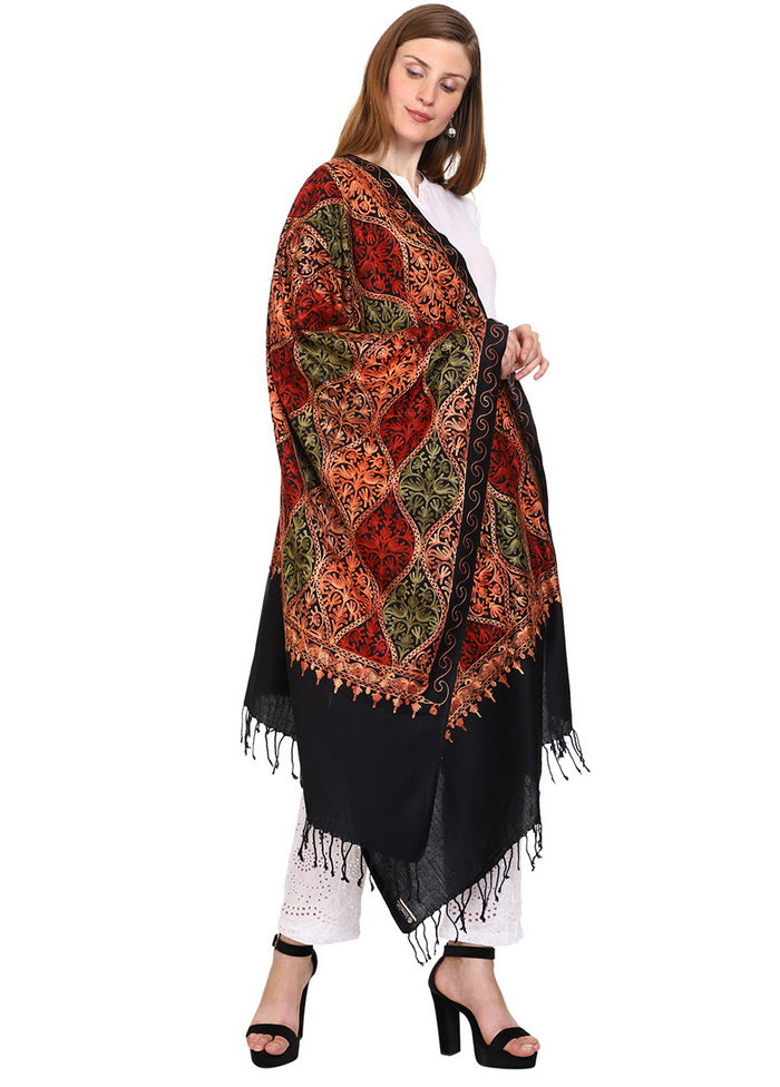 Dark Green Zari Woven Ethnic Dupatta - Indian Silk House Agencies