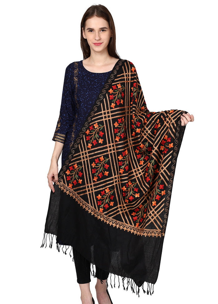 Rani Pink Zari Woven Ethnic Dupatta - Indian Silk House Agencies