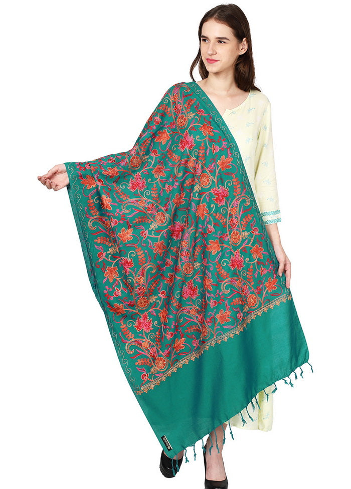 Indigo Blue Zari Woven Ethnic Dupatta - Indian Silk House Agencies