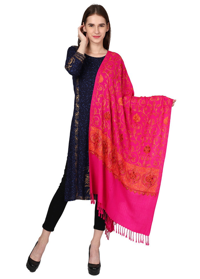 Dark Grey Zari Woven Ethnic Dupatta - Indian Silk House Agencies