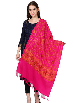 Dark Grey Zari Woven Ethnic Dupatta - Indian Silk House Agencies