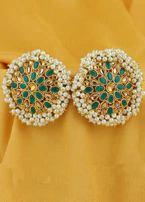 Multicolor Alloy Glossy Earrings