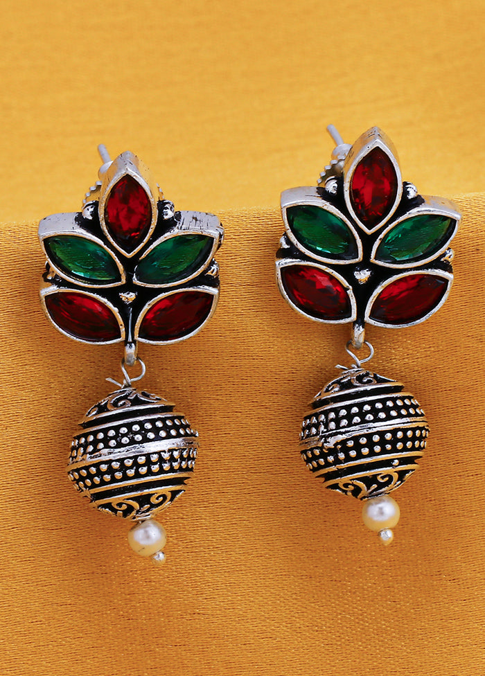 Multicolor Alloy Glossy Earrings