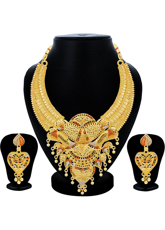 Multicolor Alloy Glossy Jewellery Set