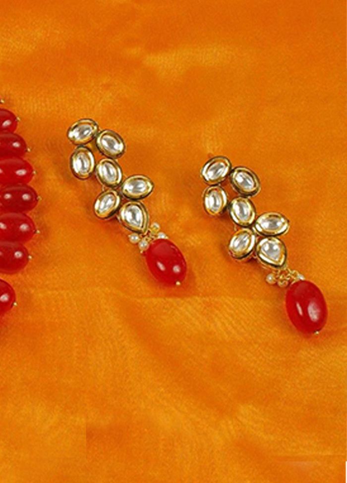 Red Alloy Jewellery Set