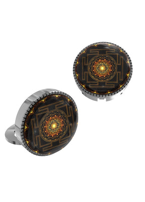 Black Alloy Gunmetal Finish Cufflinks