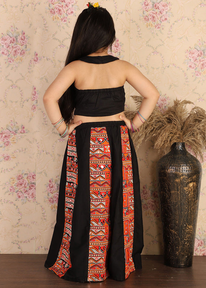 2 Pc Black Viscose Lehenga Set - Indian Silk House Agencies