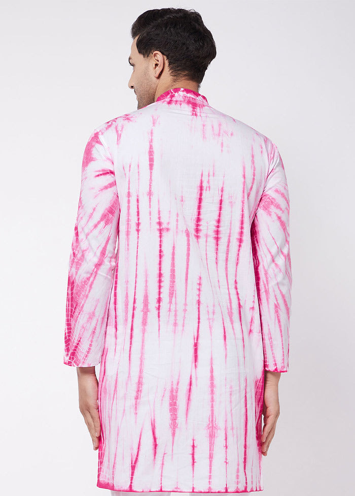 Pink Cotton Printed Kurta VDVAS30062343 - Indian Silk House Agencies