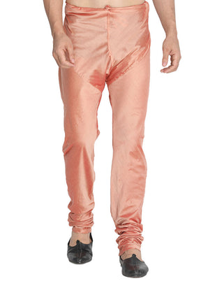 Pink Cotton Solid Pajama - Indian Silk House Agencies