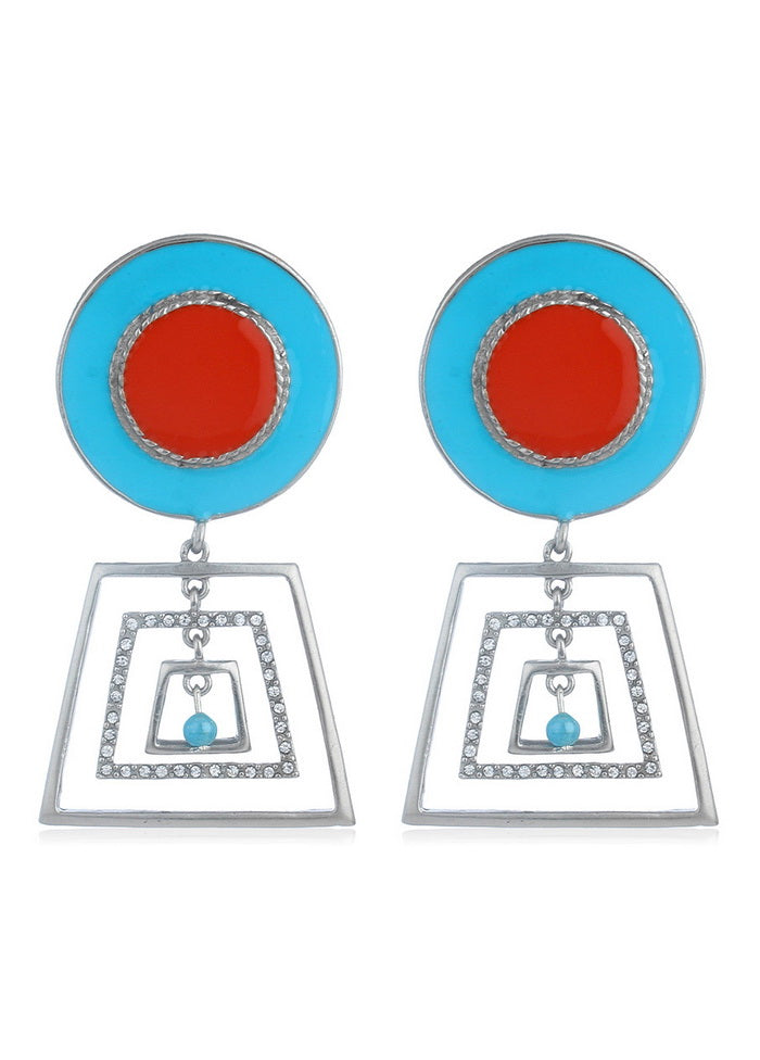 Estelle Colourful Geometric Earring - Indian Silk House Agencies