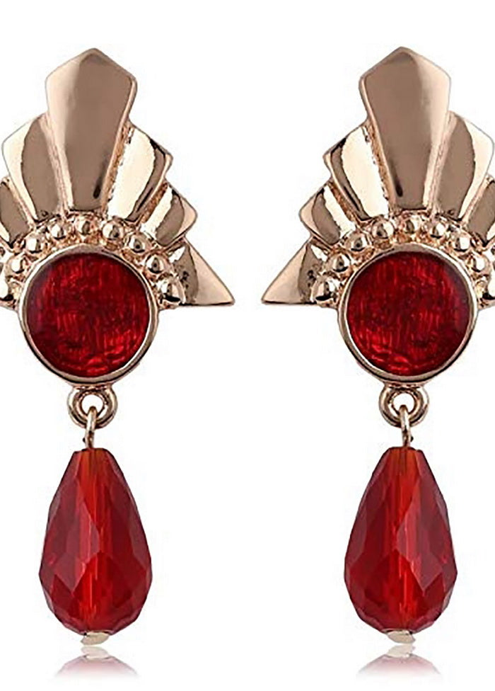 Estelle Rose Gold Earring - Indian Silk House Agencies