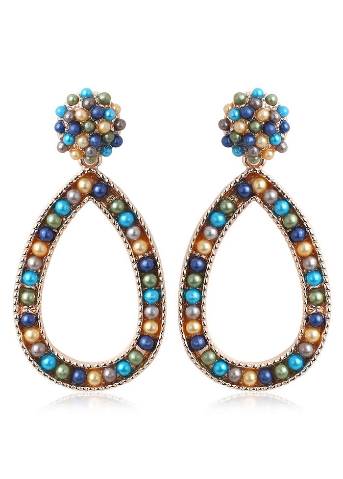 Estelle Pearl Bead Earrings - Indian Silk House Agencies