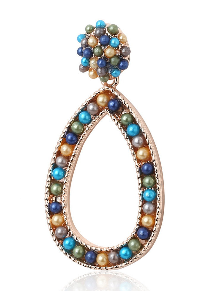 Estelle Pearl Bead Earrings - Indian Silk House Agencies
