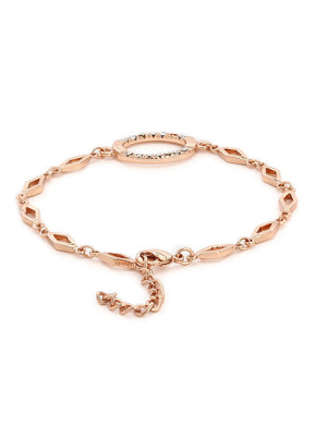 Estelle Opal Rose Gold Bracelet Using Swarovski Stones - Indian Silk House Agencies