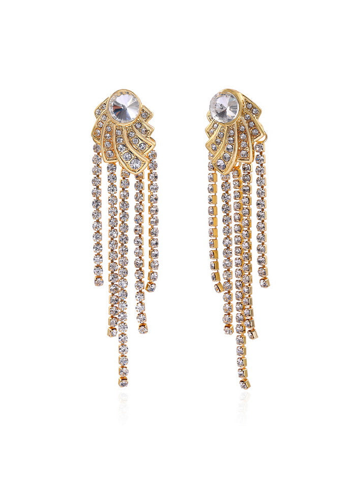 Estelle Ethnic Fusion Tassel Dangle Drop earrings - Indian Silk House Agencies