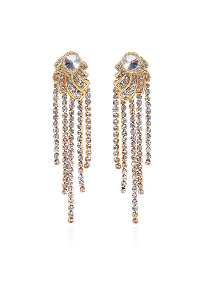 Estelle Ethnic Fusion Tassel Dangle Drop earrings - Indian Silk House Agencies