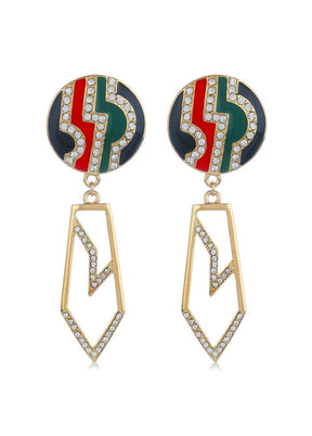 Estelle Deco Light Earrings - Indian Silk House Agencies