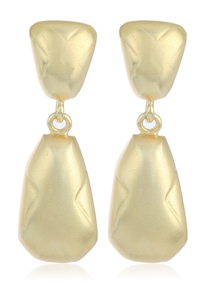 Estelle Gia Gold Earrings - Indian Silk House Agencies