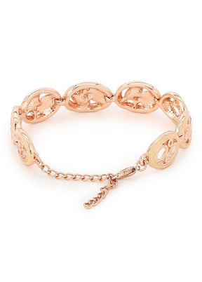 Estelle Pink And White Stone Bracelet - Indian Silk House Agencies