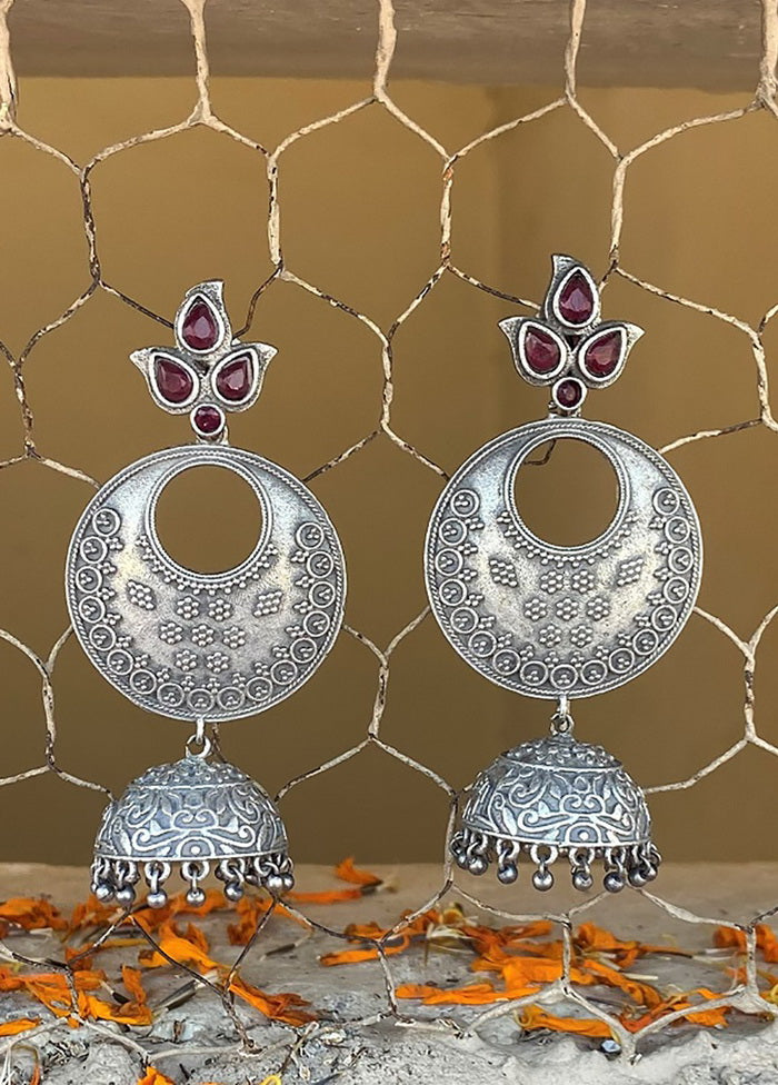 Tribal Silver Tone Long Jhumka - Indian Silk House Agencies