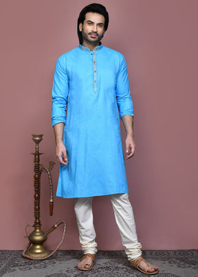 2 Pc Firoza Cotton Kurta Pajama Set