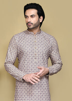 2 Pc Multicolor Cotton Kurta Pajama Set