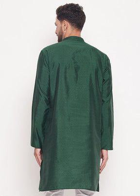 Green Readymade Silk Kurta VDVAS15062213 - Indian Silk House Agencies