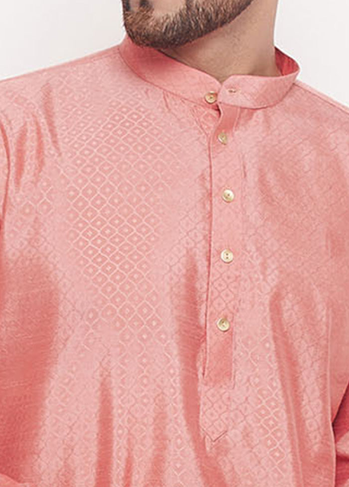 Pink Readymade Silk Kurta VDVAS15062219 - Indian Silk House Agencies