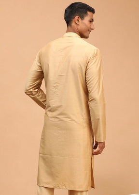 Golden Readymade Viscose Kurta VDVAS15062246 - Indian Silk House Agencies