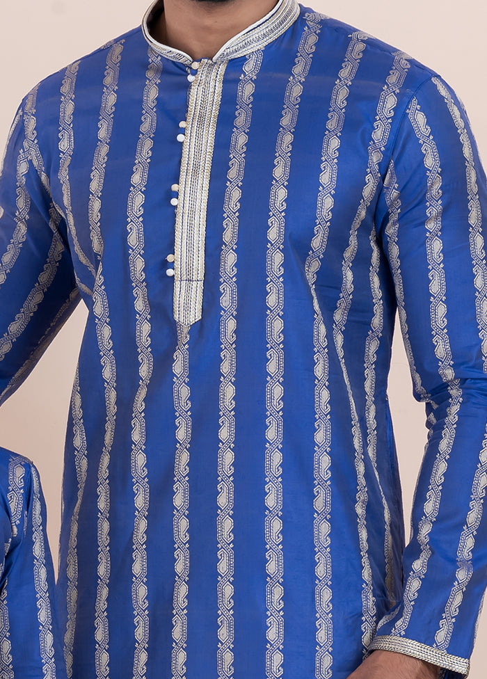 2 Pc Gold Cotton Father And Son Combo Set