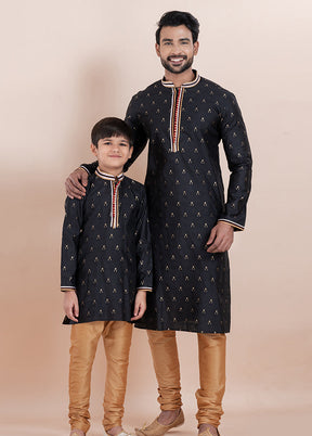 2 Pc Chiku Cotton Father And Son Combo Set