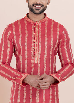 Multicolor Cotton Kurta And Pajama Set