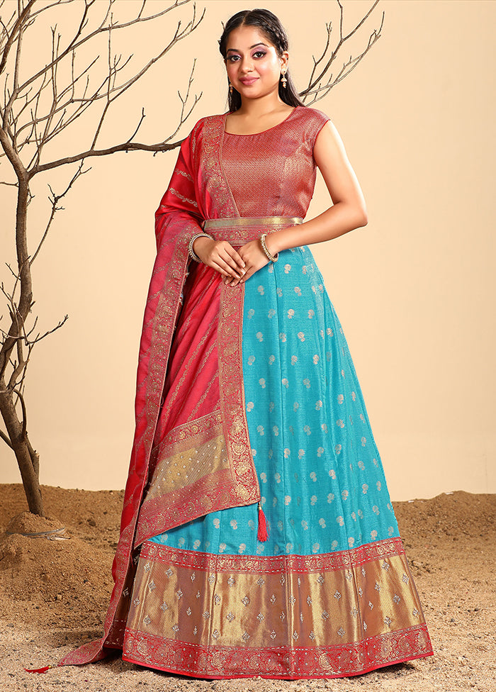 2 pc Rama Readymade Silk Gown Set