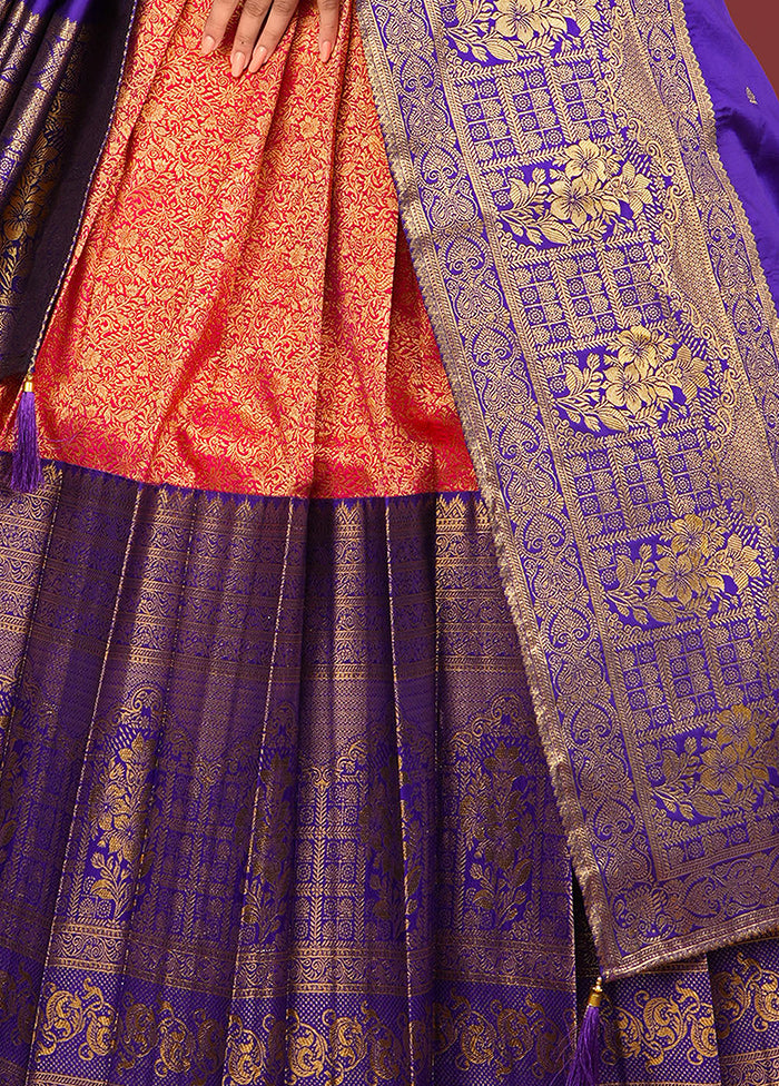 2 pc Rani Readymade Silk Gown Set