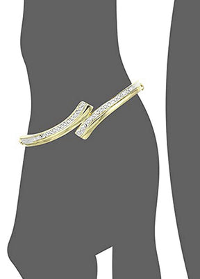 Estele Gold Plated Studded Bracelet