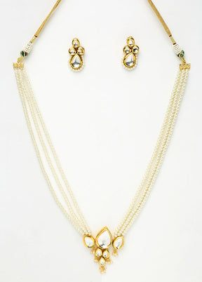 Gold Plated Kundan Jewellery Set
