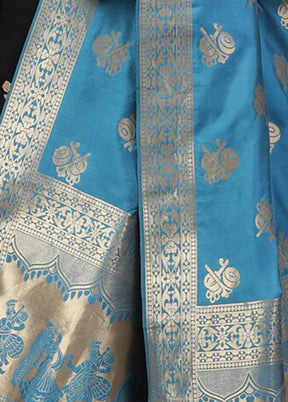 Blue Art Silk Dupatta