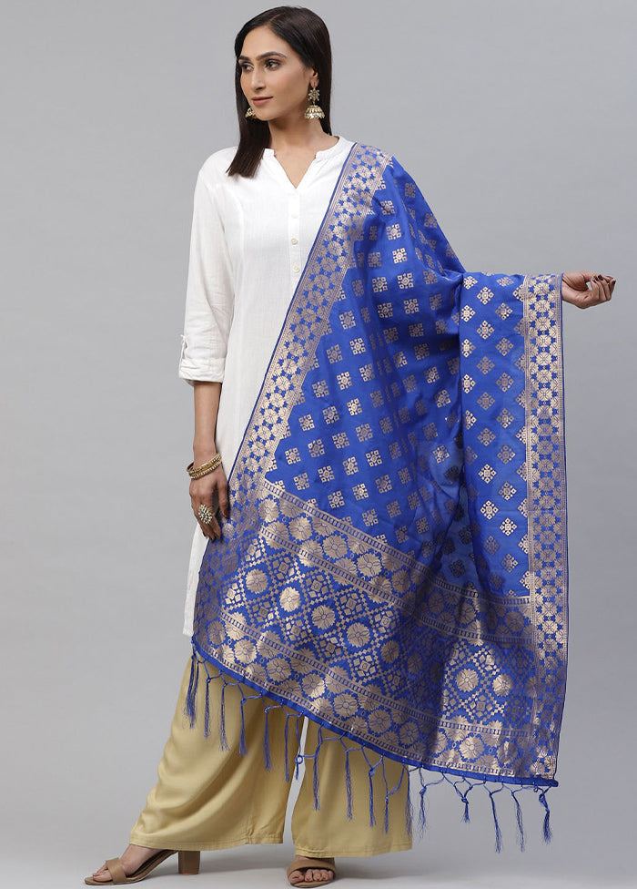 Royal Blue Art Silk Dupatta