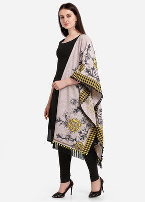 Grey Cotton Khadi Dupatta