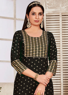 Black Readymade Rayon Kurti