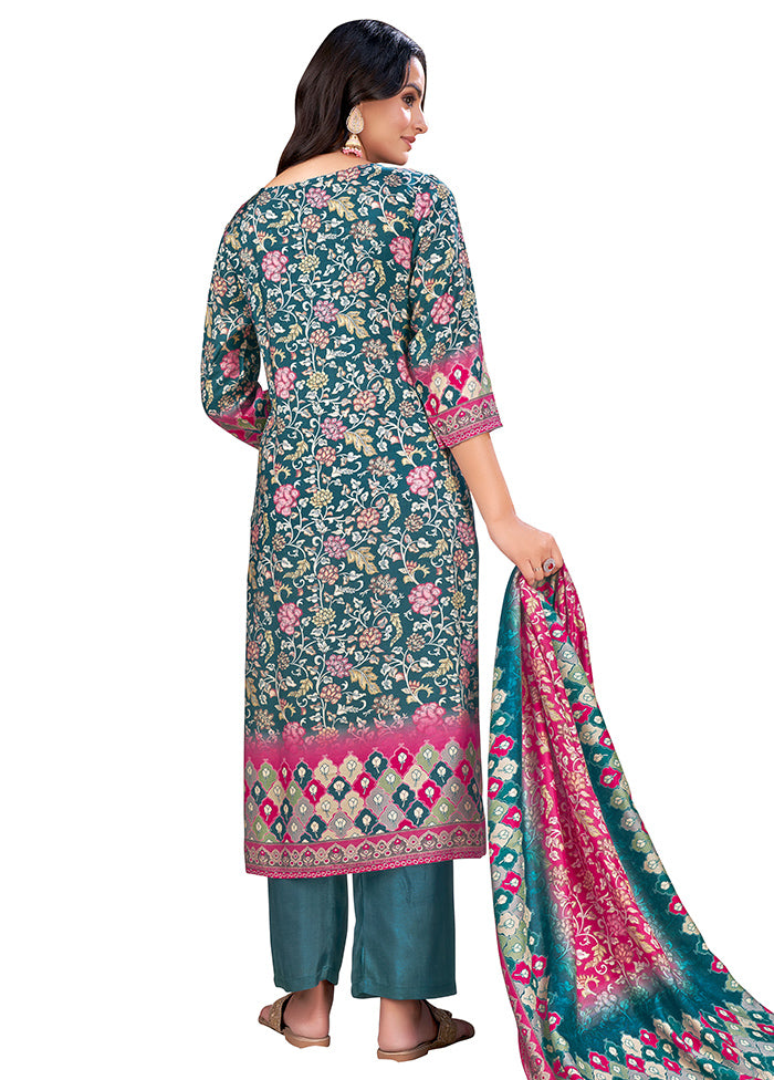 2 Pc Rani Readymade Silk Kurti Set