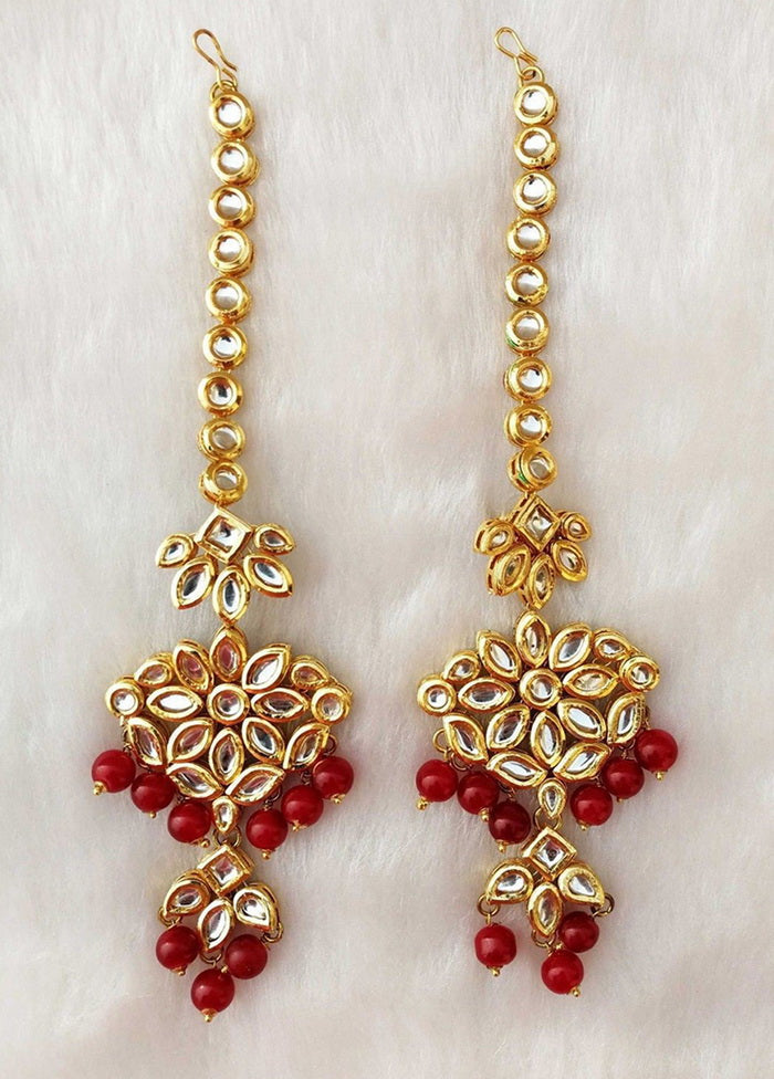 Designer Gold Plated Kundan Earrings