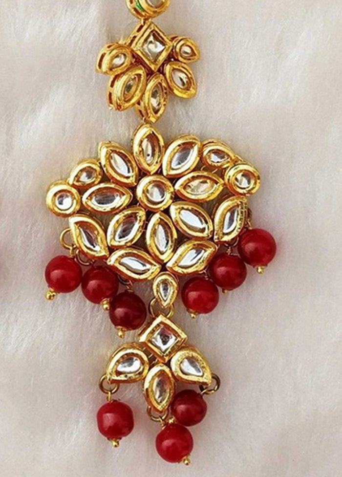Designer Gold Plated Kundan Earrings