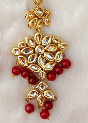 Designer Gold Plated Kundan Earrings