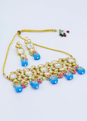 Blue Kundan Jewellery Set