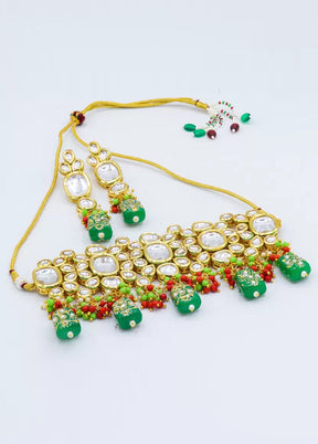 Green Kundan Jewellery Set