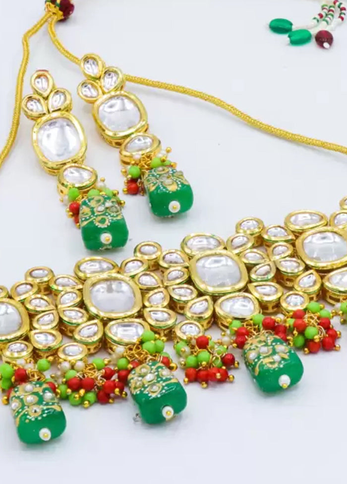 Green Kundan Jewellery Set