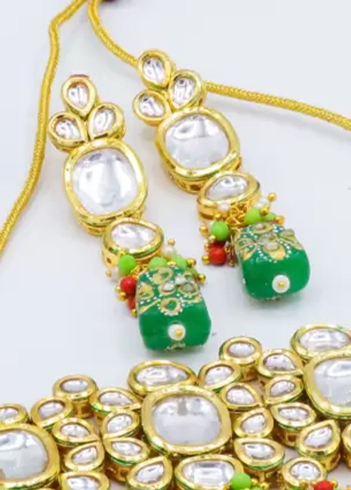 Green Kundan Jewellery Set