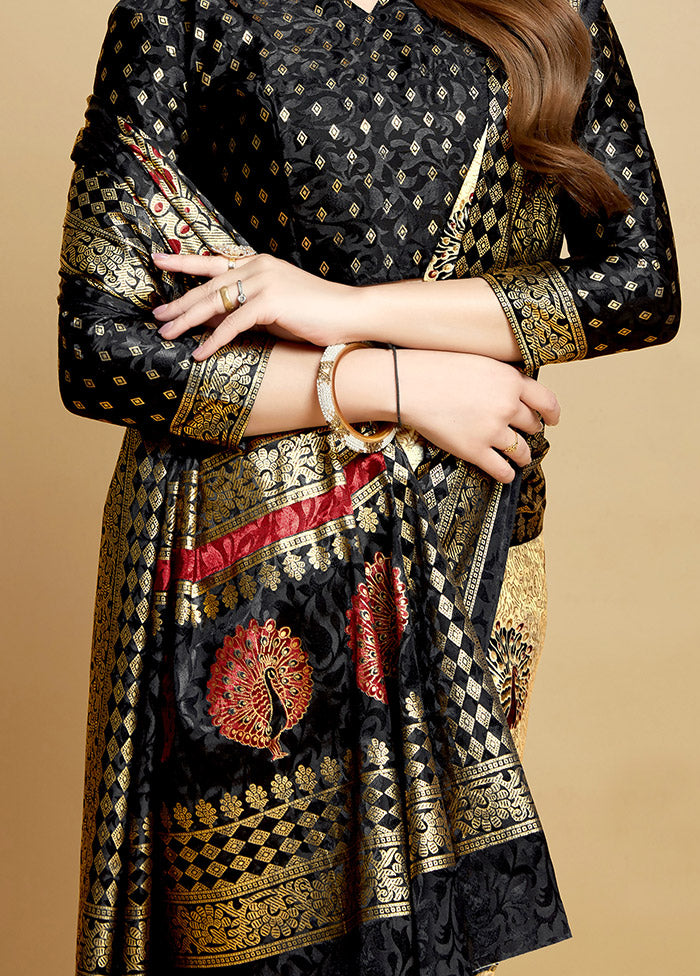 Beige Spun Silk Saree With Blouse Piece